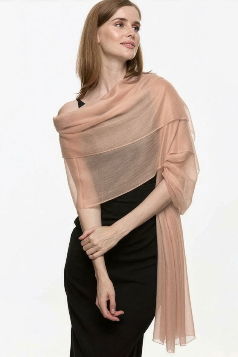 Sandstone Dune 100% Cashmere Scarf